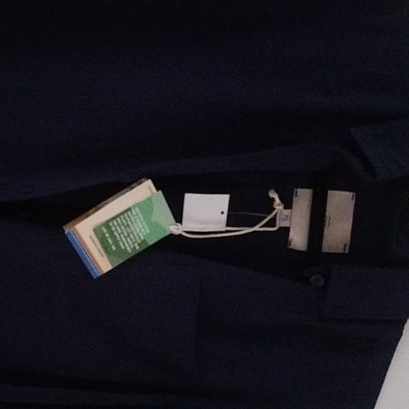 CASA CABANA Navy Blue Shirt with tags. Long sleeve or convert to 3/4 sleeve. - Picture 4 of 13